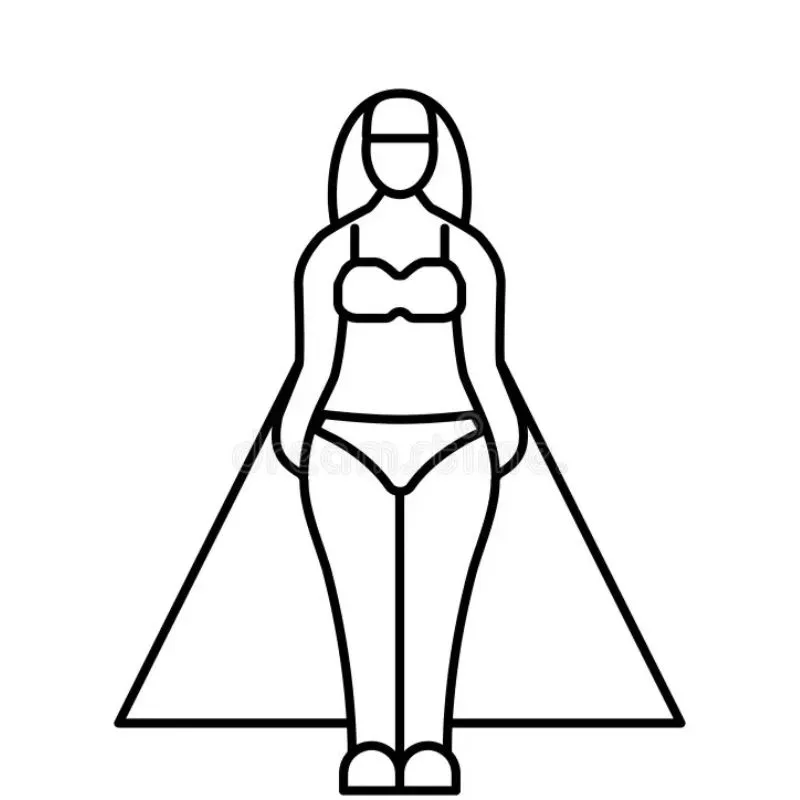 triangle body shape